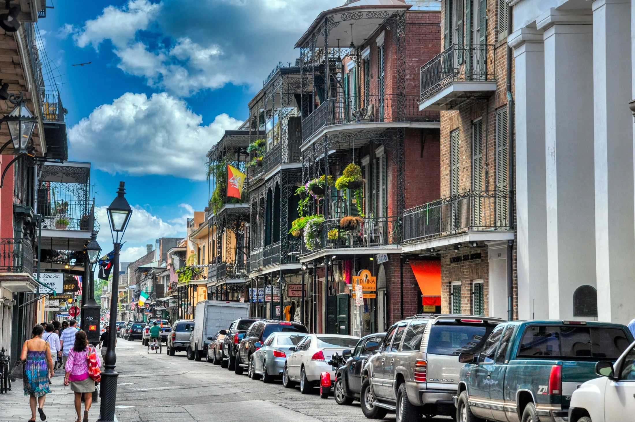 New Orleans French Quarter commercial district